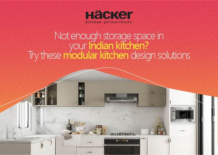 Not enough storage space in your Indian kitchen? Try these modular kitchen  design solutions