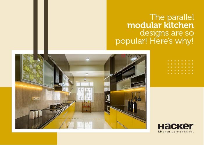 The Parallel Modular Kitchen Designs Are So Popular! Here’s Why!