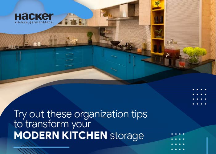 Try Out These Organization Tips To Transform Your Modern Kitchen Storage