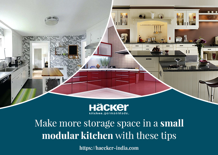 Make More Storage Space In A Small Modular Kitchen With These Tips