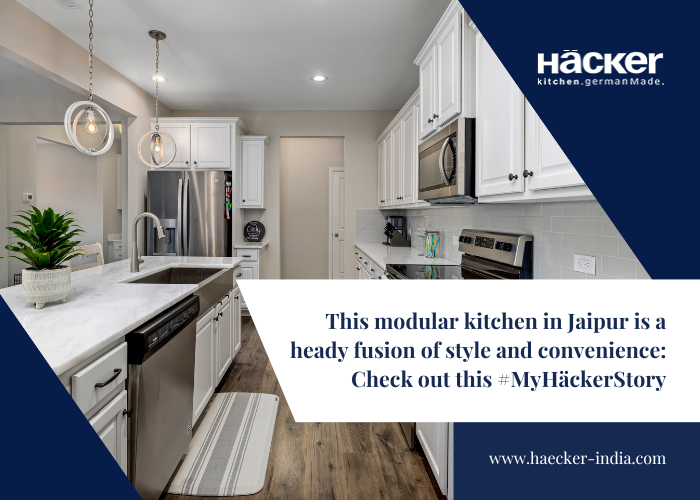 This Modular Kitchen In Jaipur Is A Heady Fusion Of Style And Convenience: Check Out This #Myhäckerstory