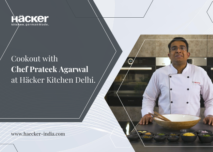 #Cookout with Chef Prateek Agarwal at Häcker Kitchen Delhi
