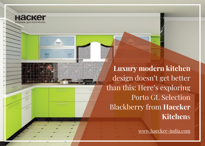 Luxury Modern Kitchen Design Doesn’t Get Better Than This: Here’s Exploring Porto GL Selection Blackberry From Haecker Kitchens