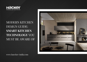 Modern kitchen design guide on smart kitchen technology