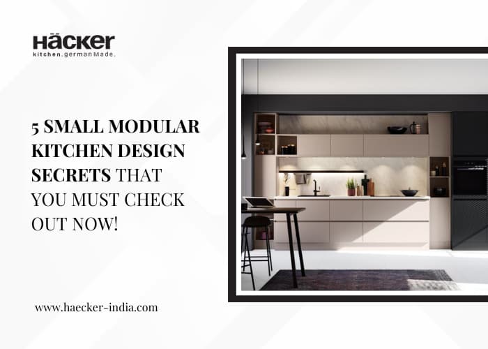 5 small modular kitchen design secrets that you must check out now!